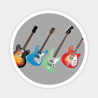 Vintage Electric Guitars Magnet